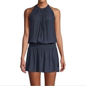 Ramy Brook Paris Sleeveless High Neck Mini Dress